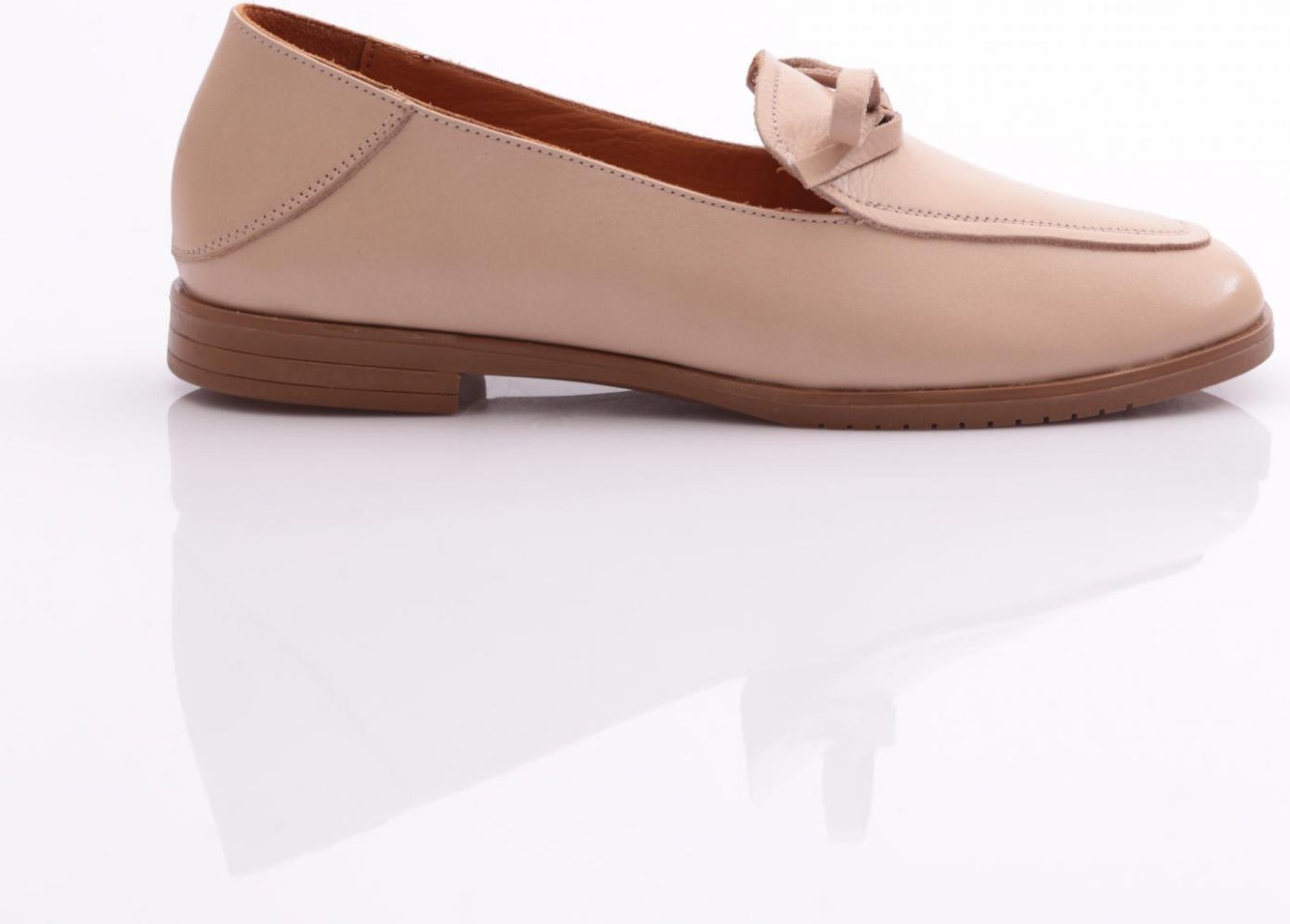 DGN 131 Kadin Bağcik Detayli Loafer Ayakkabi görsel 5