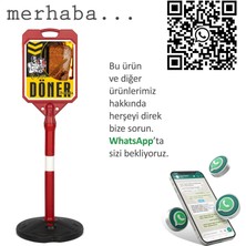 ReklamEdiyoruz Döner Yönlendirme Dubası Sarı