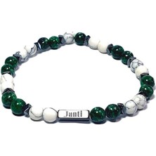 Janti JTAW24DOB1344 Janti Bileklik Havlit Ceyt ve Hematit 6 mm