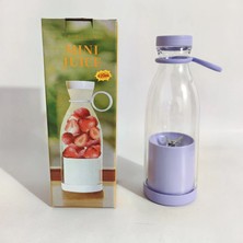 Upeka Mini Juice Taşınabilir Blender Plastik Şişe Smoothie Milkshake USB Şarj Edilebilir 420 Ml.