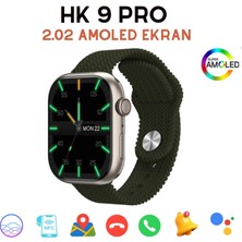 BGG Tech Hk9 Pro 2,02" Super Amoled Ekran 45MM Kordon Akıllı Saat