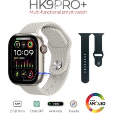 Kiwitime Watch 9 Serisi Hk9 Pro Plus Amoled Ekran Chatgpt Yeni Versiyon Ios Android Uyumlu Akıllı Saat