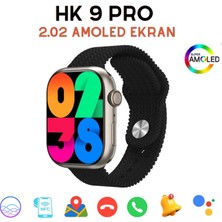 BGG Tech Hk9 Pro 2,02" Super Amoled Ekran 45MM Kordon Akıllı Saat