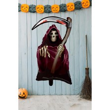 Cadılar Bayramı Azrail Balon Oraklı İskelet Azrail Halloween Balonu