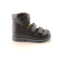 Ortoplus Deri Ortopedik AFO Sandalet K C718 LACİVERT