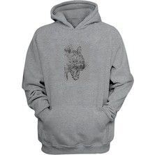 The Wert Unisex Sırtlan Gri Normal Kalıp Sweatshirt