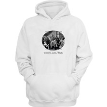 The Wert Unisex He Shall Return Beyaz Normal Kalıp Sweatshirt