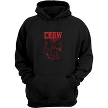 The Wert Unisex Karga Crow Siyah  Normal Kalıp Sweatshirt