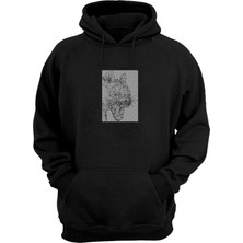 The Wert Unisex Sırtlan Siyah Normal Kalıp Sweatshirt