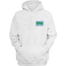 The Wert Unisex Cool Kıds Never Dıe Beyaz Normal Kalıp Sweatshirt