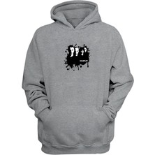 The Wert Unisex Coldplay Grafik Tasarım Vivala Vida Gri  Normal Kalıp Sweatshirt