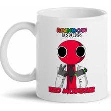 Morinna Rainbow Friends Red Monster Baskılı Kupa Bardak Mr-12