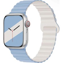MobaxAksesuar Samsung Galaxy Watch Gear S2 3 41MM 42MM Active 2 40MM 44MM Kordon Double Color Magnetic Strap BH52