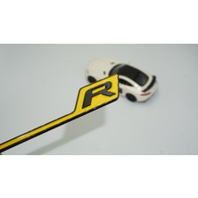 Dk Benz Amg R Gt R Eklenti Sarı Siyah Abs 3m 3D Bagaj Logo Amblem