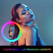 Kyrotech 10 Inch Rgb Ring Light Tripod 26 cm