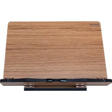 İsfahanTA Kitap Okuma Standı Masaüstü Ahşap Kuran Rahlesi Tablet Tutucu