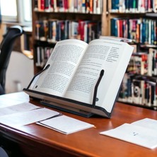 İsfahanTA Kitap Okuma Standı Masaüstü Ahşap Kuran Rahlesi Tablet Tutucu