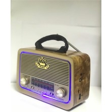 Nikadu SHOP-RT-301 Nostaljik Görünümlü Bluetoothlu Mp3 Çalar Radyo Müzik Kutusu RT301