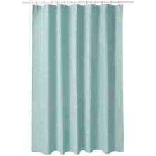 IKEA Akdeniz Luddhagtorn (Turkuaz-Beyaz-Gri. )180X200 cm Duş Perdesi