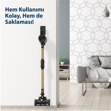 Nikadu A40 Vacumaster Kablosuz Dikey Süpürge + Blaupunkt SW500 Body Master Smart Tartı