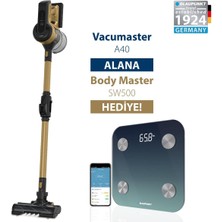 Nikadu Blaupunkt A40 Vacumaster Kablosuz Dikey Süpürge + Blaupunkt SW500 Body Master Smart Tartı