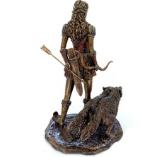Rakun Home Iskandinav Mitolojisi Av Tanrıçası Skadi biblo