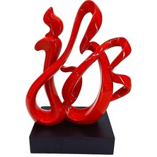 Rakun Home Çin Kaligrafisi Prosperity / Fánróng Sembolü Biblo