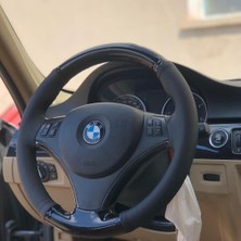 Bmw Piano Black Deri Direksiyon Kılıfı