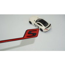 Dk Benz Amg S Gt S Eklenti Kırmızı Siyah Abs 3m 3D Bagaj Logo Amblem