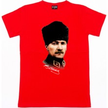 Maddog Atatürk Portre Kalpak Tshirt / Arkası Imzalı (Relax Fit) / 9xl / 8xl / 7xl / 6xl / 5xl / 4xl / 3xl