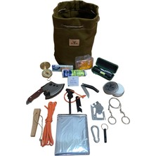 Survival Kit, Hayatta Kalma Ekipmanları, Acil Durum Çantası, Afet - Deprem Çantası