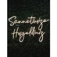 Sünnetimize Hoşgeldiniz Organizasyon Neon LED Tabela