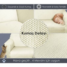 Seltenet Lastikli Esnek Koltuk Kanepe Kılıfı Takımı Çekyat Örtüsü 3+3+1+1