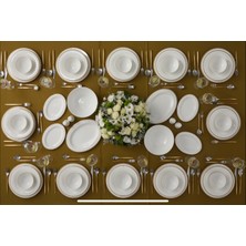 Be Original Monarch Gold 60 Parça 12 Kişilik Bone China Yemek Takımı