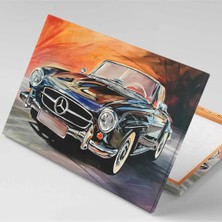 Canvasum Mercedes Benz Klasik Araba Dekor 1957 Classic 190 Sl Nostalji Kanvas Tablo ART03104