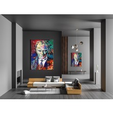 Canvasum Yağlı Boya Görünümlü Atatürk