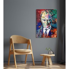Canvasum Yağlı Boya Görünümlü Atatürk
