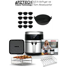 Arztech Airfryer ve Tüm Aksesuarları 6.5lt Xxl