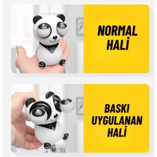 Dekohop Stres Giderici Eğlenceli Patlayan Gözler Panda Oyuncak