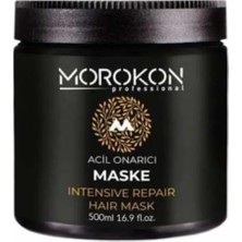 Morokon Tuzsuz Şampuan 1000 ml + Morokon Acil Onarıcı Saç Maskesi 500 ml