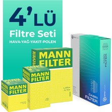 Mann Filter Fılter  Mercedes Gl 350 Cdı Filtre Bakım Seti (2012-2015) 4 Lü