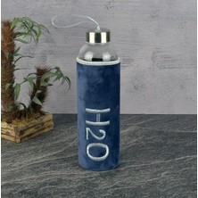 H2o Peluş Kılıflı Cam Matara 600ML