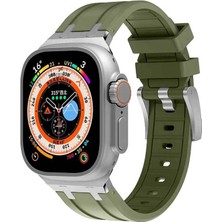 Sneezy Apple Watch 42-44-45-49MM Ile Uyumlu Everest Tasarım Silikon Kordon