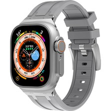Sneezy Apple Watch 42-44-45-49MM Ile Uyumlu Everest Tasarım Silikon Kordon