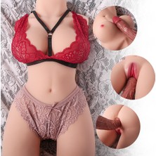 Cupid Shop  Kate - Büyük Boyanal Vajinal 2 In 1 Titreşimli Suni Vajina Mastürbatör