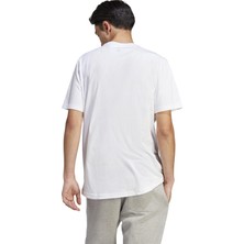 adidas Beyaz Erkek Yuvarlak Yaka Regular Fit T-Shirt IC9821-M All Szn G T       Whı