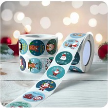 Luoxinguo K 50 Adet Noel Hediyesi Çıkartmalar Dekoratif Sızdırmazlık Sticker Merry Christmas Ödül Kendinden Yapışkanlı Etiketler Çocuk Günü Partisi (Yurt Dışından)