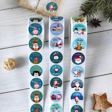 Luoxinguo K 50 Adet Noel Hediyesi Çıkartmalar Dekoratif Sızdırmazlık Sticker Merry Christmas Ödül Kendinden Yapışkanlı Etiketler Çocuk Günü Partisi (Yurt Dışından)