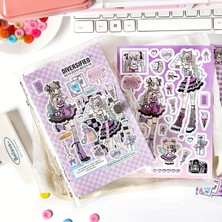 Luoxinguo C 1 Sayfa Karikatür Dekoratif Çıkartmalar Sevimli Unicorn Kız Etiket Yapışkanlı Kağıt Çıkartmalar Kolaj Scrapbooking Dıy Günlük Kayıt (Yurt Dışından)