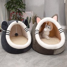 Hanyang Koyun S - 3kg Sıcak Kedi Yatak Için Sevimli Evcil Hayvan Sepeti Rahat Yavru Şezlong Yastık Kedi Evi Çadır Yumuşak Küçük Köpek Mat Çanta Kediler Için Yataklar Evcil Hayvan Malzemeleri (Yurt Dışından)